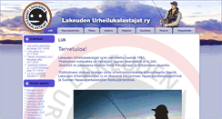 Desktop Screenshot of lakeudenurheilukalastajat.fi